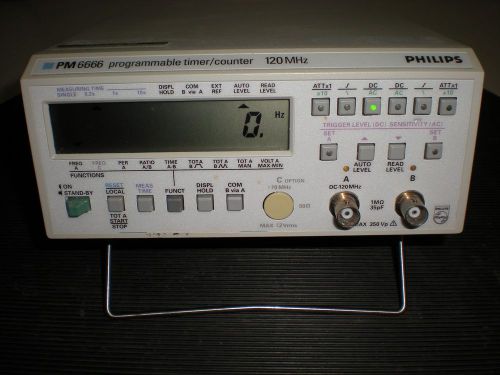 Philips Fluke Model PM 6666 120MHz 2 Ch Counter/Timer - #5
