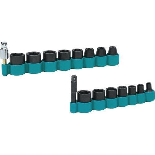 Makita b-42715 impact gold 3/8-inch and 1/4-inch drive socket set, 17-piece for sale