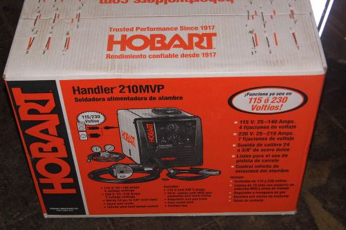 Hobart handler 210mvp welder new in box nib 115/230 volts spool gun ready for sale