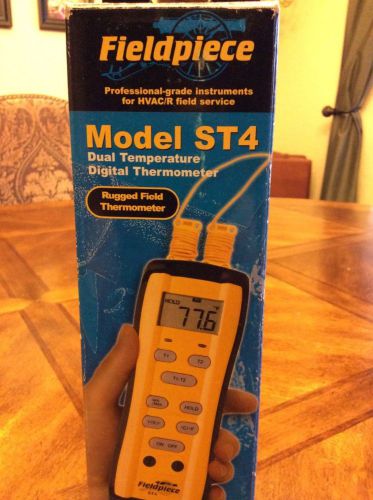 Fieldpiece ST4 Dual-Temperature Meter with 2Kthermo NEW
