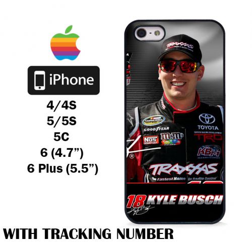 Kyle Busch M&amp;M Nascar Driver Hard iPhone 4 4S 5 5S 5C 6 6 Plus Case Cover