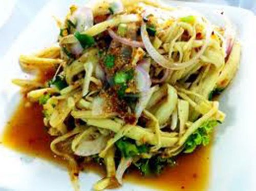 Thai Food DIY Recipe Asian Cuisine Bamboo Shoot Salad Delicious Yummy New