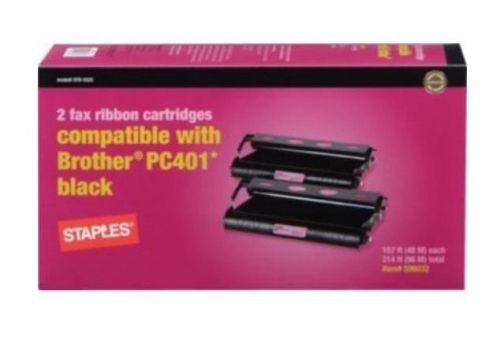 Brother PC-401 Black Fax Ribbon Cartridge