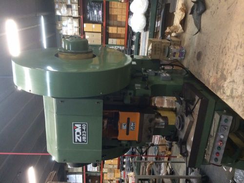 Zdm 40 ton punch press c frame all electric for sale