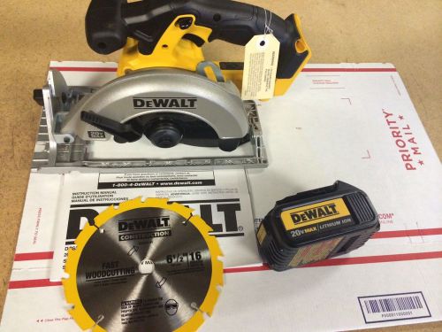 New Dewalt DCS391B 20V Cordless Circular Saw &amp; Blade + DCB200 Battery 3.0AH 2014