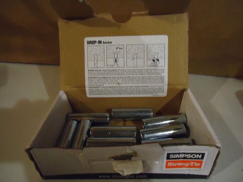 (qty.10) new simpson strong-tie dia50-r drop-in heavy duty anchor 1/2&#034;-13 for sale