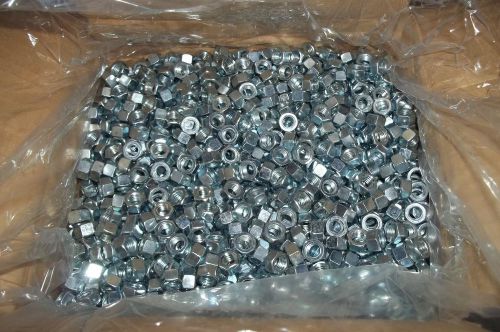 3/8&#034; - 16 zinc plated steel hex nuts 60 lbs. for sale