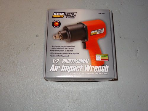 NIB Central Pneumatic Earthquake 1/2 in. Professional Air Impact Wrench
