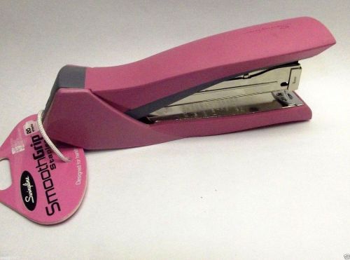 Swingline smoothgrip handheld stapler, 20 sheet capacity, pink (s7079415) new for sale