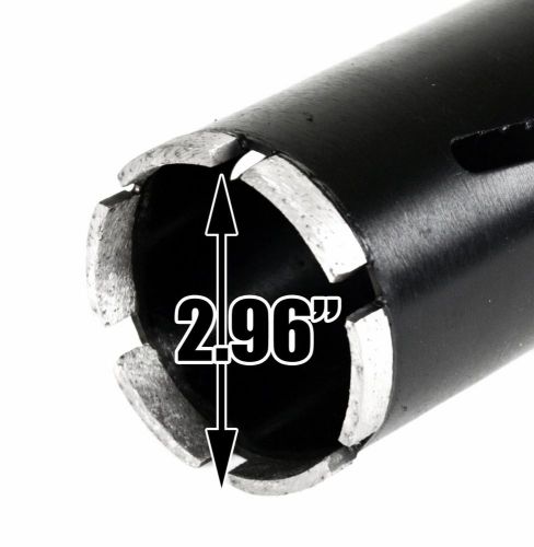 New 3&#034; laser welded dry diamond core drill bit concrete bore rig for sale