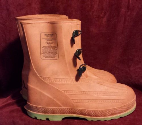 Tingley HazProof Steel Toe Boots ORANGE SZ 12 EUC HAZMAT BOOTS