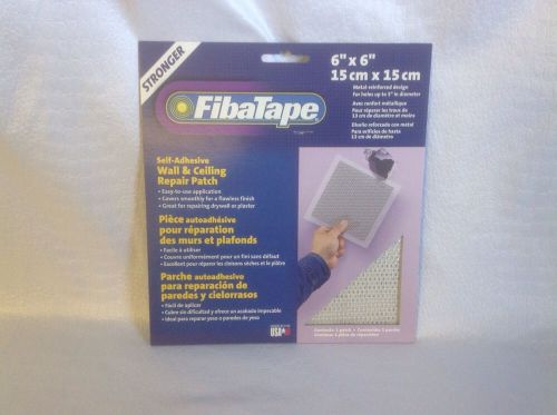 Fibatape 6&#034;X6&#034;  Self-Adhesive Wall And Ceiling Repair Patch