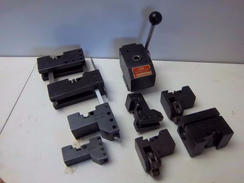 USED KDK 150 TOOL POST WITH 7 HOLDERS