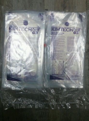 Kimtech Pure G3 NXT Nitrile Gloves 12&#034; Sz. Medium 7-7.5 Lot Of 100 62992 1 Pkg