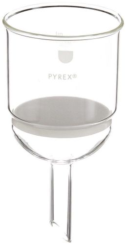 Corning pyrex borosilicate buchner funnels w, coarse porosity fritted disc, 80mm for sale