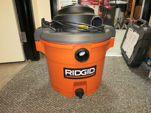 Ridgid wd1270 5hp 12 gallon wet dry vacuum cleaner for sale