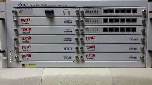 Spirent smartbits smb-6000b chassis 12-slot with lan-3101a(3)  pos-3505as(1) for sale