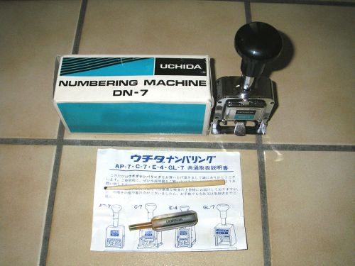 Uchida DN-7 6 Digit Automatic Hand Numbering Machine