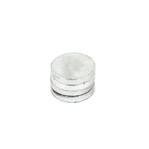 4 pcs 20mm x 3mm silver tone round rare earth ndfeb magnet for auto motor fridge for sale