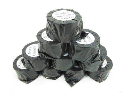 Lot Of 10 Rolls White Thermal Heat Transfer Labels Zebra Compatible ZT1200100