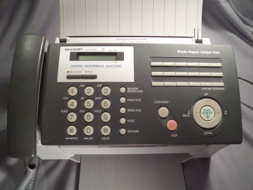 Sharp UX-A1000 Heavy Duty Inkjet Fax-Digital Answering Machine-Phone-Copier