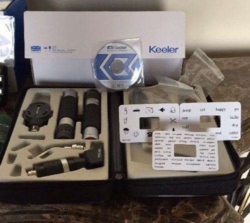 Brand New Keeler Diagnostic Set - Retinoscope Ophthalmoscope Transilluminator +