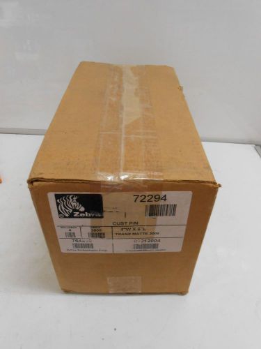 NEW ZEBRA 72294 4&#034; X 6&#034; Z-SELECT 4000T THERMAL LABELS 4 ROLLS OF 950 LABELS