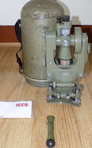 WILD HEERBRUGG THEODOLITE T1A  CALIBRATED SURVEYING