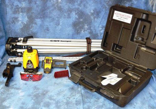 Cst/berger lm30 laser level surveyors kit w/ tripod and case - rotary level for sale