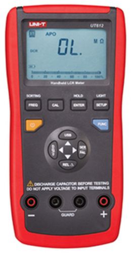 Handheld LCR Meter Inductance Capacitance L/C/R/DCR/Q/D/?/ESR Test 100KHz UT612