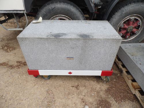 Granite Slab Surface Plate on Rolling Cart – 2858 lbs. 48 x 24 x 30.5 (LxWxH)
