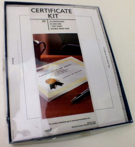 Gartner Studios GOLD FOIL CERTIFICATE KIT Award Diploma 25ct Ribbons Stickers -
							
							show original title