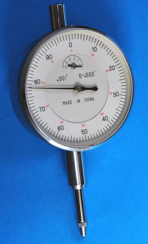 Dial indicator 0-0.5x0.001&#034; heavy duty magnet base direct mount mfg 1956 direct for sale