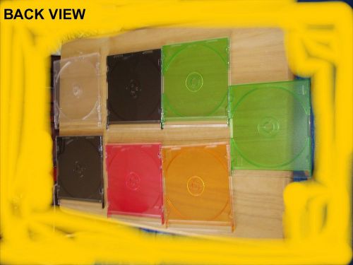 7 SLIM COLOR CD-CASES-USED