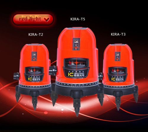 360°Self-leveling Red Laser Level KIRA-T2 Cross 2 Lines 1 Point Corrected Level