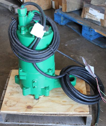 Hydromatic pump hpgh300m4-2 submersible sewage pump 3hp 460v 3ph for sale