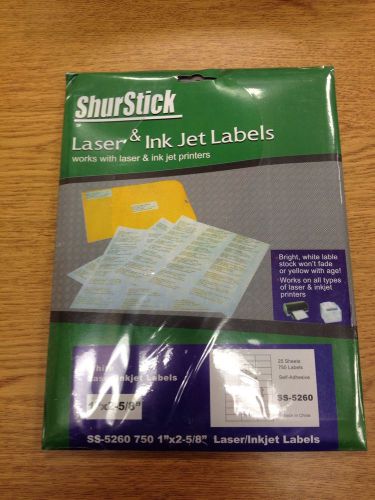ShurStick Laser &amp; Ink Jet Labels