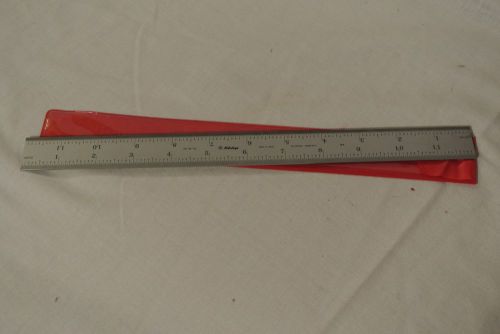 Mitutoyo 12&#034; Stainless Tempered ruler Number 182-122