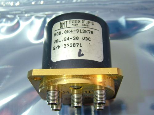 RF DC-40GHz SP4T Switch Broadband QK4-913K78 24 - 30V