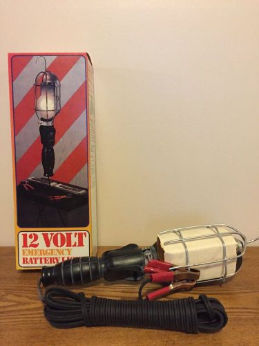 Vintage Woods Wire 12V Emergency Battery Light, NOS