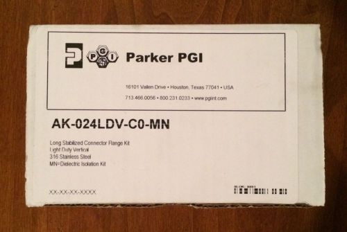 New parker pgi stabilized connector flange kit ak-024-c0-mn 1/2 npt ak024comnw9 for sale