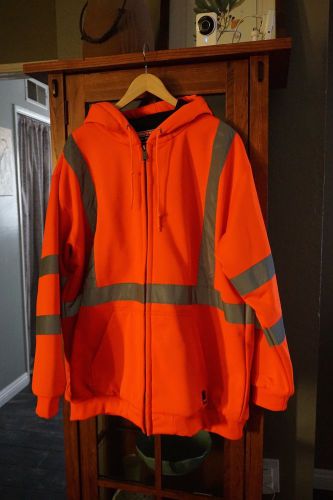 CRAFTSMAN Reflective Orange Safety Construction Jacket 2X XXL