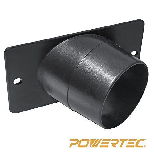 POWERTEC 70153   Angled Dust Port, 4-Inch New