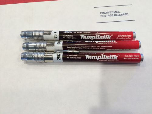 175 f, 200 f, 250 f tempilstik lot - welding, preheat, temperature indicators for sale