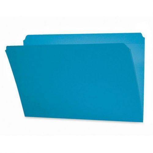 New 100PK Smead File Folders, Reinforced Top Tab, Legal Blue SMD17010 SMD 17010