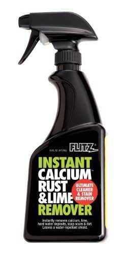 Flitz CR 01606 Instant Calcium  Rust and Lime Remover - 16 oz. Spray Bottle