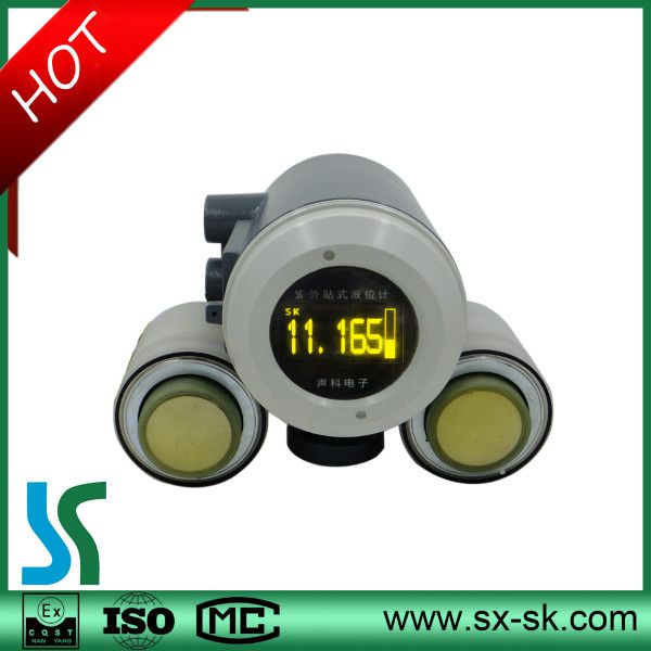 ISO Exd II CT6 Global first two wire totally non contact liquid level indicator for Ammonia tank,propane tank harsh conditions