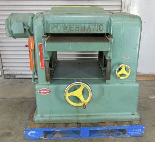 Powermatic 221 20&#034; Planer 230V 3 PH 5 or 7 1/2 HP    D5718