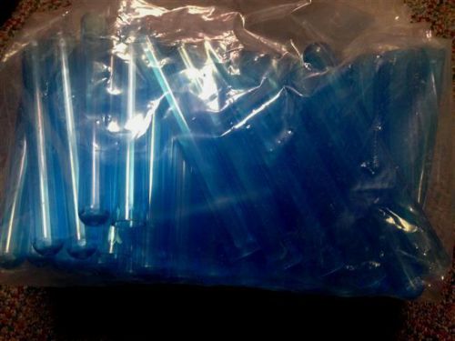 NEW Pack of 100 Blue Test Tube Shot Tube Beaker Tooters 1 oz Capacity Bar Shots