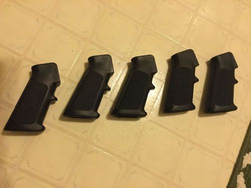 Lot of five new AR-15 grips NEW no hardware mil-spec